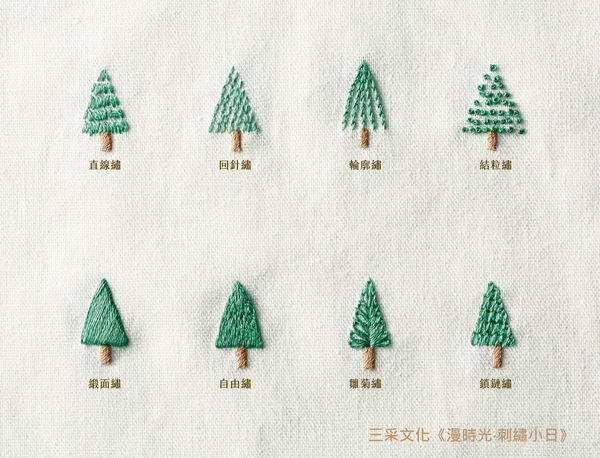 8款刺繡入門針法,就可以呈現不同風格的耶誕樹.jpg 8款刺繡入門針法,就可以呈現不同風格的耶誕樹.jpg